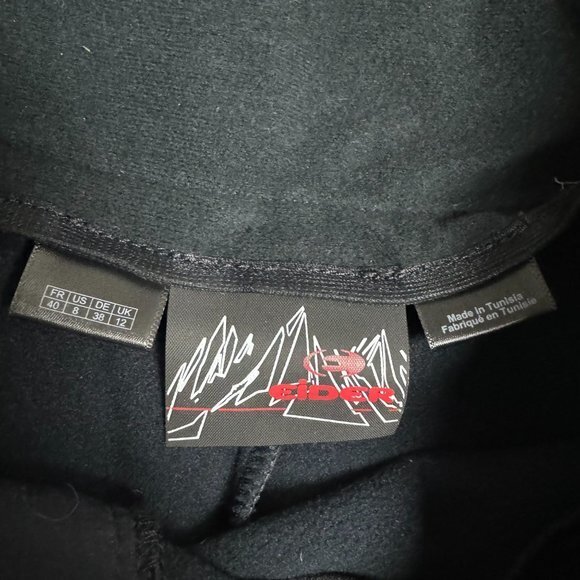 NEW with tags! Eider Women's Size 8 Black Waterproof Stretch Snowboard/SKI Pants - Picture 6 of 13